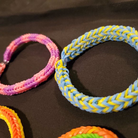Handmade Summer Fun Rainbow Loom Bracelet Set/New - Picture 6 of 6